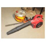 GAS CAN, HEDGE TRIMMERS & BLOWER
