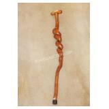 WOOD TWIST WALKING STICK