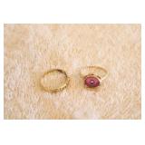 10 K AND 14 K GOLD RINGS