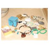 NECKLACES, EARRINGS, PINS