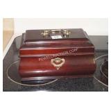 JEWELRY BOX, RINGS, EARRINGS, NECKLACES