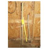 WOOD LEVEL, SPLITTING MAUL & AXE