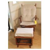 GLIDER ROCKER WITH OTTOMAN