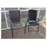 2 OUTDOOR CHAIRS