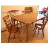 ETHAN ALLEN TABLE & CHAIR SET