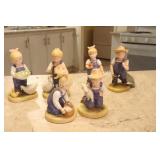 6 DENIM DAYS FIGURINES