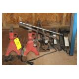 JACK STANDS, CAR JACKS, 4-WAY WRENCHES