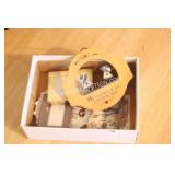 WALL PRINTS AND CLOCK