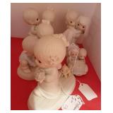 5 PRECIOUS MOMENTS FIGURINES