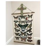 [4pc] WALL DECOR, [CROSS, BIRD PICTURES, ETC]