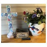 4 CROSS PLANTER, PRINT ON BOARD, ETC.