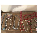 10pc LADIES NECKLACES