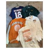 ASST. U.T. CLOTHING, LEATHER JACKET,