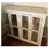 WHITE DISTRESSED CABINET [48"x42"x14"]