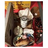 COLLECTION OF HOME DECOR AND DRESSER BOX