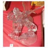 CRYSTAL FIGURINES: TURTLE, EAGLE, ANGEL, ETC.