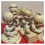 5 PRECIOUS MOMENTS FIGURINES