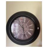 WALL DECOR IN KITCHEN: 8 PCS TOTAL: CLOCKS, SIGNS,