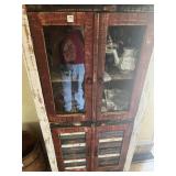 DISTRESSED KITCHEN CABINET - 32X60X15