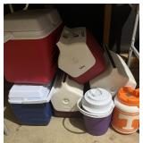 7 ASSORTED COOLERS
