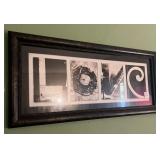 [3pc] U.T WELCOME SIGN, METAL ART WORK, LOVE PIC