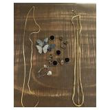 ASSORTED COSTUME JEWELRY - SOME MAY BE CARVED ONYX