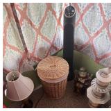 Honeywell fan, lamp, and other decor