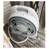 2 WATER HOSE REELS & HOSE