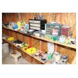 CONTENTS OF 2 SHELFS, NUTS, BOLTS, HOUSEHOLD CONTENTS OF 2 SHELFS, NUTS, BOLTS, HOUSEHOLD