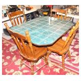 TILE TOP KITCHEN TABLE TILE TOP KITCHEN TABLE