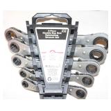 5 PC NEW DOUBLE END RACHET WRENCH 5 PC NEW DOUBLE END RACHET WRENCH