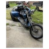 81 CUSTOM MADE TRICYCLE BLUE VIN#TEX202709 81 CUSTOM MADE TRICYCLE BLUE VIN#TEX202709