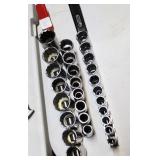 3 SOCKET RAILS, ASST. 1/2 IN. SOCKETS 3 SOCKET RAILS, ASST. 1/2 IN. SOCKETS