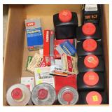BOX W/POWDER & PRIMERS - NO SHIPPING THIS LOT!! BOX W/POWDER & PRIMERS - NO SHIPPING THIS LOT!!
