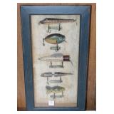 SHADOW BOX W/FISHING LURE SHADOW BOX W/FISHING LURE