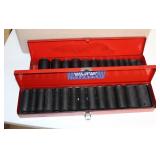 2 BOXES 1/2 DEEPWELL IMPACT SOCKETS, STANDARD & 2 BOXES 1/2 DEEPWELL IMPACT SOCKETS, STANDARD &