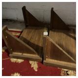 2 WOODEN SHELF 2 WOODEN SHELF