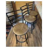 3 BAR STOOLS 24 INCH 3 BAR STOOLS 24 INCH