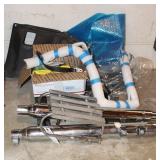 ASST. HARLEY PARTS, NEW APE HANGER, LIGHTS, ASST. HARLEY PARTS, NEW APE HANGER, LIGHTS,