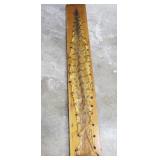 51 IN SNAKE SKIN MOUNTED ON BOARD 51 IN SNAKE SKIN MOUNTED ON BOARD