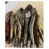 9 ASST. VISE GRIP PLIERS 9 ASST. VISE GRIP PLIERS