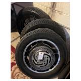 3 HARLEY ALLOY WHEELS & TIRES 3 HARLEY ALLOY WHEELS & TIRES