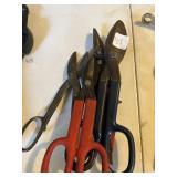 4 PC. TIN SNIPS 4 PC. TIN SNIPS
