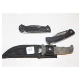 2 BUCK KNIVES & 1 NO NAME POCKET KNIFE 2 BUCK KNIVES & 1 NO NAME POCKET KNIFE
