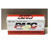 40 ROUNDS PMC 45 FMJ AUTO AMMO 40 ROUNDS PMC 45 FMJ AUTO AMMO