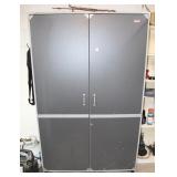 COLEMAN STORAGE CABINET W/CONTENTS 48X74X20 COLEMAN STORAGE CABINET W/CONTENTS 48X74X20