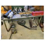 SLATE TOP WORK TABLE - 80" X 42" X 30" SLATE TOP WORK TABLE - 80" X 42" X 30"