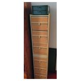 (2) 3 DRAWER STORAGE UNITS W/SEWING NOTIONS (2) 3 DRAWER STORAGE UNITS W/SEWING NOTIONS