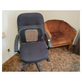 ROLL AROUND OFFICE CHAIR AND 1960 ROLL AROUND OFFICE CHAIR AND 1960