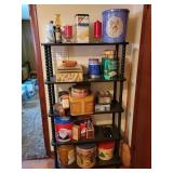 CONTEMPORARY SHELF AND COLLECTOR TINS - CONTEMPORARY SHELF AND COLLECTOR TINS -